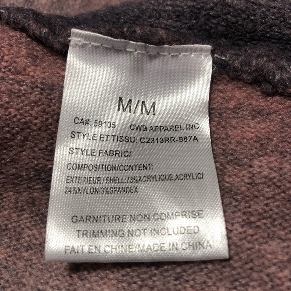 CHARLIE B Pink and Gray Knit Top - Picture 11 of 11